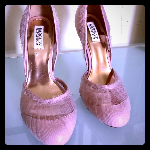 Badgley Mischka Shoes - NWOT Badgley Mischka pink heels